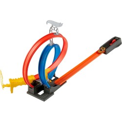 El conjunto Energy Track de Hot Wheels ofrece mucha acción acrobática y emociones a toda velocidad. ​     Lanza los vehículos
