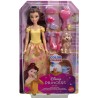 Mattel Disney Muñeca Princesas Bella de la Bellay la bestia Baña y cepilla al Perrito, JFC42 edad +3 años