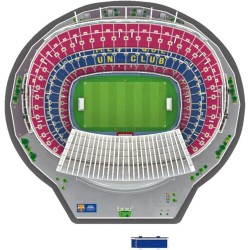 Maqueta puzzle estio Spotify Camp Nou 3D Fútbol Club Barcelona producto oficial tamaño 12x37,5x40cm