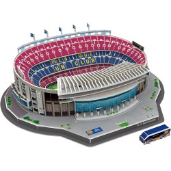 Maqueta puzzle estio Spotify Camp Nou 3D Fútbol Club Barcelona producto oficial tamaño 12x37,5x40cm