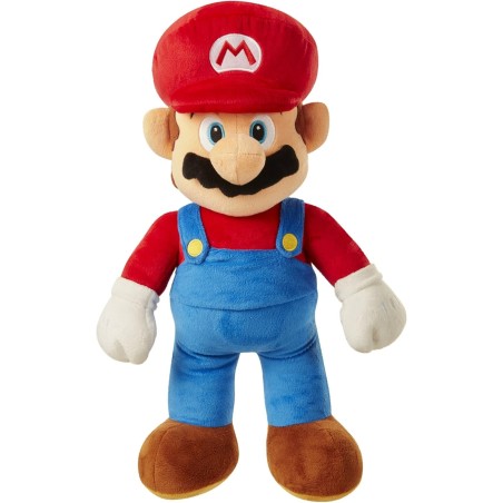 Peluche Grande Mario Bros de 50 cm – Precioso y Suave Peluche para Niños 3 años Nintendo