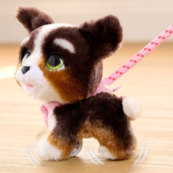 Perrito de Peluche Interactivo Que Camina, furReal Walk-A-Lots Bernedoodle, con Sonidos, edad +años