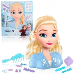 Cabeza para Peinados Disney’s Frozen 2 Elsa busto,con 17 Accesorios para Ponerse en el Pelo edad +3
