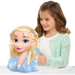 Cabeza para Peinados Disney’s Frozen 2 Elsa busto,con 17 Accesorios para Ponerse en el Pelo edad +3