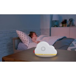 Fisher-Price Móvil Nubes y Lunas, Juguete de Cuna proyector para bebé recién Nacido Mattel GRP99