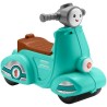 Fisher-Price Ríe y Aprende Moto Scooter Juguete correpasillos con Sonidos, bebés +1 año, Mattel HMV76