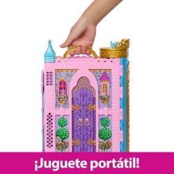 Mattel Disney Princesas Armario portátil, con 2 conjuntos de moda y accedorios +3 años HXC20