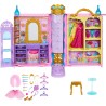 Mattel Disney Princesas Armario portátil, con 2 conjuntos de moda y accedorios +3 años HXC20