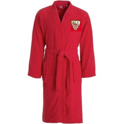 Albornoz Oficial del Sevilla Fútbol Club tallas infantiles 100% Algodón Rizo Americano, producto oficial