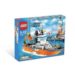 Lego 7739 city Barco patrulla y faro.