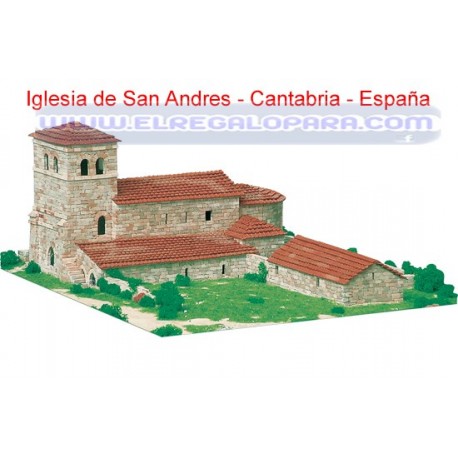 Maqueta Iglesia San Andrés de Argomilla cayon