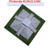 Maqueta Templo de Kukulcán pirámide Chichen Itzá - México