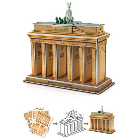 Puzzle 3D puerta Brandenburgo Alemania