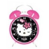 Despertador Hello Kitty esfera negra