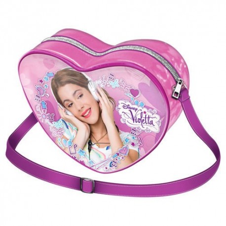Bolso Violetta Disney corazón