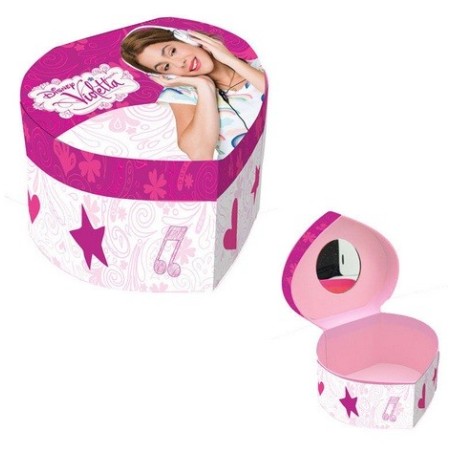 Joyero musical corazón Violetta Disney