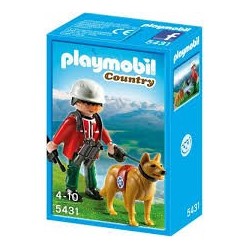 Playmobil 5431 Rescatador de Montaña con Perro