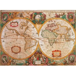 Puzzle Mapa Antiguio 1000 piezas clementoni