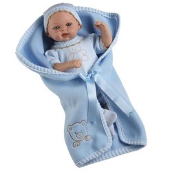 Muñeco Elegance bebé azul 50cm llora Arias