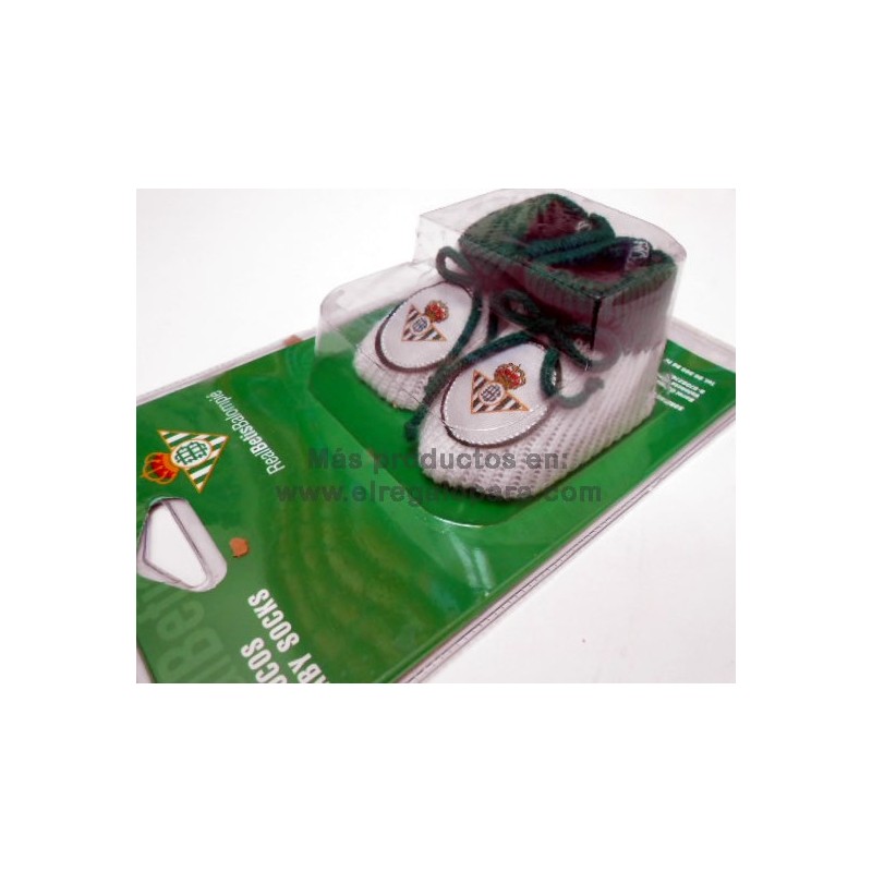 Patucos para bebe del Real Betis Patucos para bebe del Real Betis